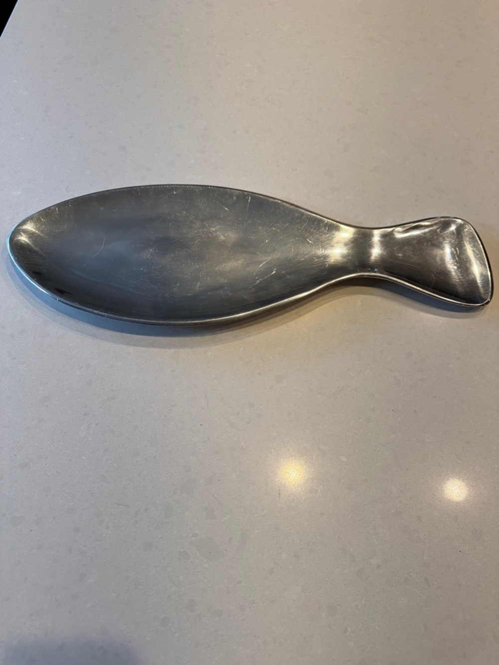 Nambe Polished Silver Fish 654 2000 Serving Platter